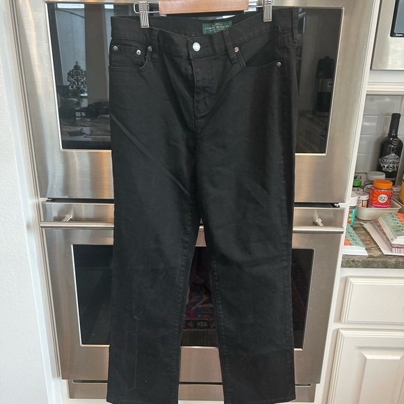Lauren Ralph Lauren Black  Jeans size 10p - Picture 2 of 3